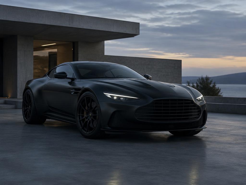 Gran turismo negro seleccionado para una importación personalizada